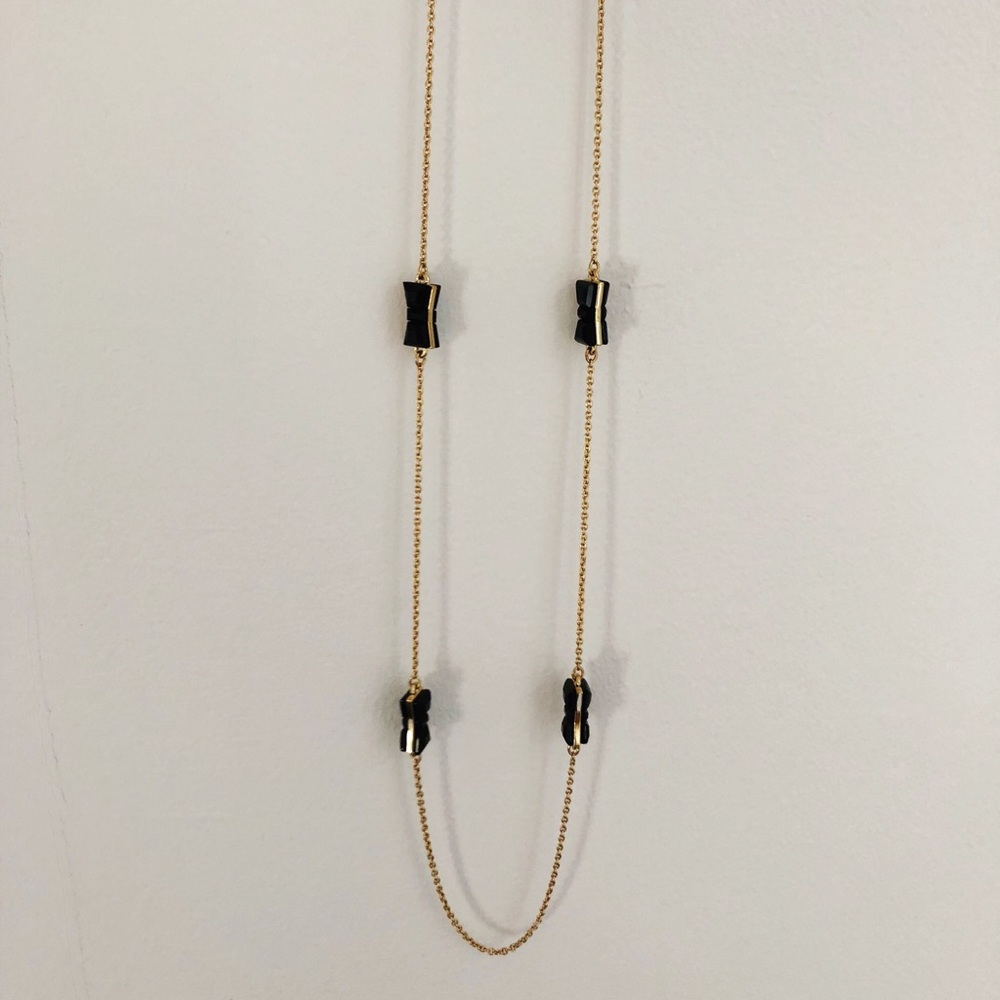 Kate Spade bow chain necklace